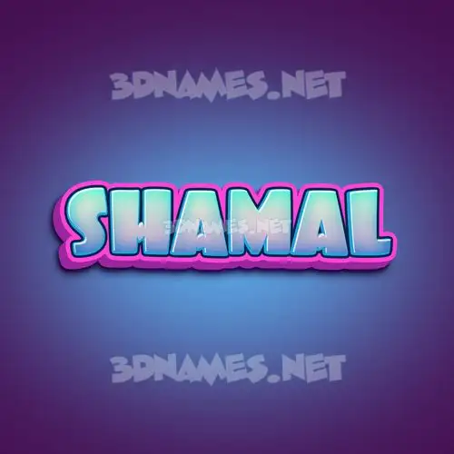 shamal in Phat Purple style - 3D name wallpaper shamal in Phat Purple style - 3D name wallpaper
