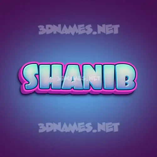 shanib in Phat Purple style - 3D name wallpaper shanib in Phat Purple style - 3D name wallpaper
