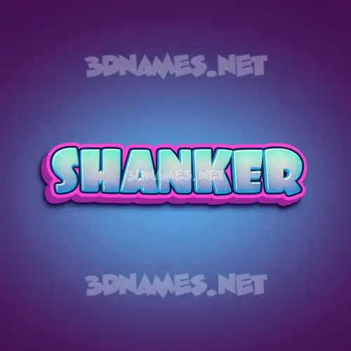 shanker in Phat Purple style - 3D name wallpaper