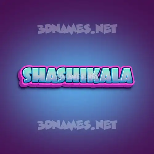 shashikala in Phat Purple style - 3D name wallpaper shashikala in Phat Purple style - 3D name wallpaper