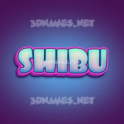 shibu in Phat Purple style - 3D name wallpaper shibu in Phat Purple style - 3D name wallpaper