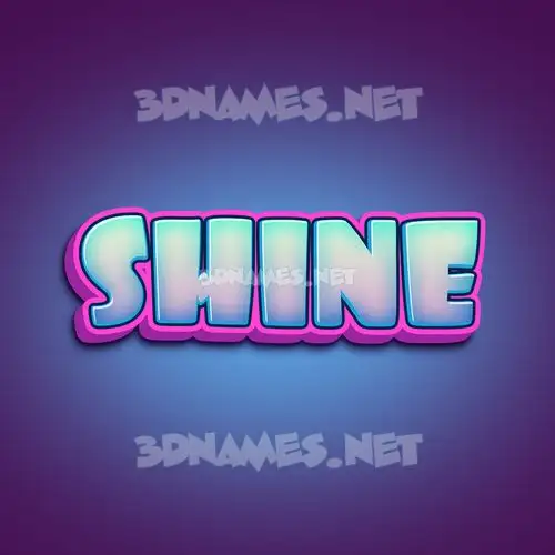 shine in Phat Purple style - 3D name wallpaper shine in Phat Purple style - 3D name wallpaper
