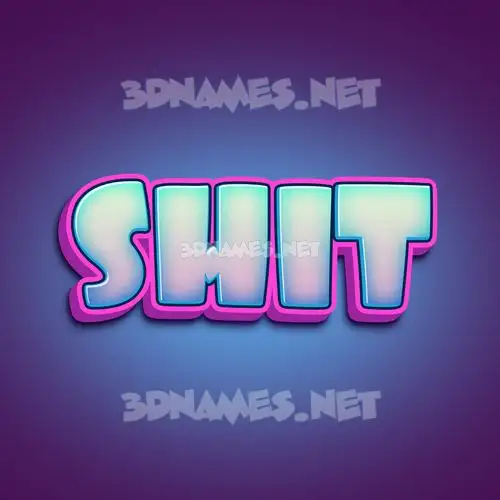 shit in Phat Purple style - 3D name wallpaper shit in Phat Purple style - 3D name wallpaper