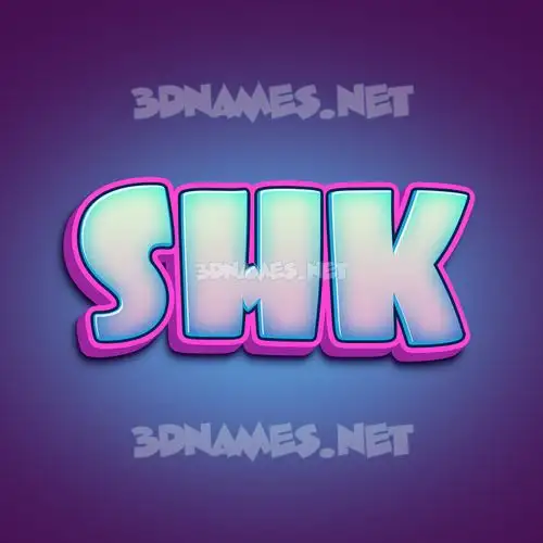 shk in Phat Purple style - 3D name wallpaper shk in Phat Purple style - 3D name wallpaper