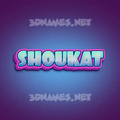shoukat in Phat Purple style - 3D name wallpaper shoukat in Phat Purple style - 3D name wallpaper