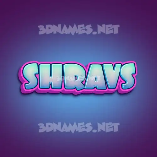 shravs in Phat Purple style - 3D name wallpaper shravs in Phat Purple style - 3D name wallpaper