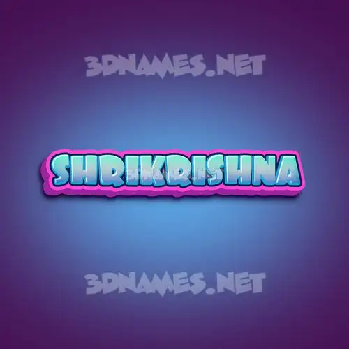 shrikrishna in Phat Purple style - 3D name wallpaper shrikrishna in Phat Purple style - 3D name wallpaper