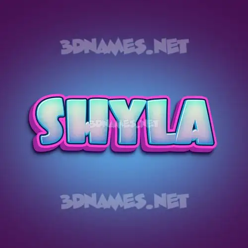 shyla in Phat Purple style - 3D name wallpaper shyla in Phat Purple style - 3D name wallpaper