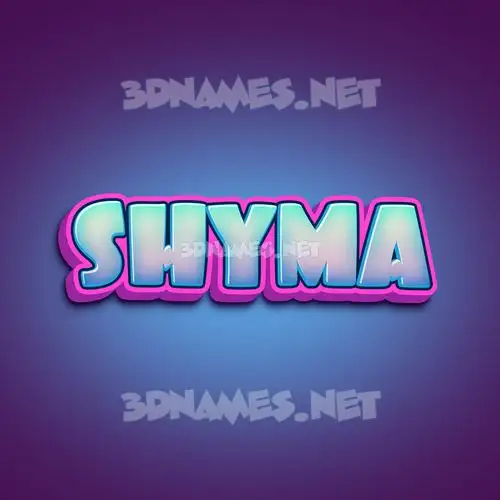 shyma in Phat Purple style - 3D name wallpaper shyma in Phat Purple style - 3D name wallpaper
