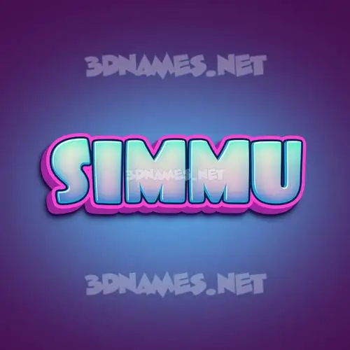 simmu in Phat Purple style - 3D name wallpaper simmu in Phat Purple style - 3D name wallpaper