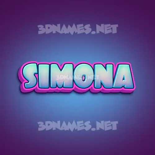 simona in Phat Purple style - 3D name wallpaper simona in Phat Purple style - 3D name wallpaper