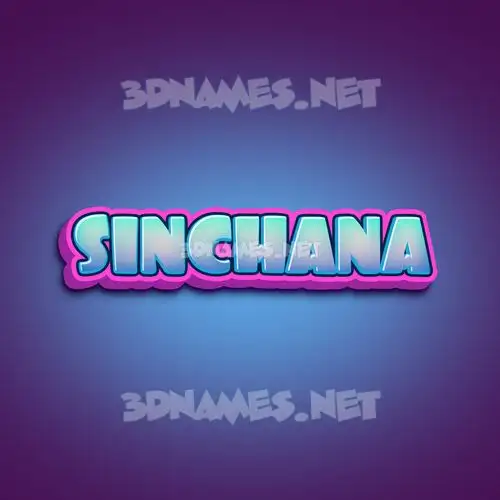 sinchana in Phat Purple style - 3D name wallpaper sinchana in Phat Purple style - 3D name wallpaper