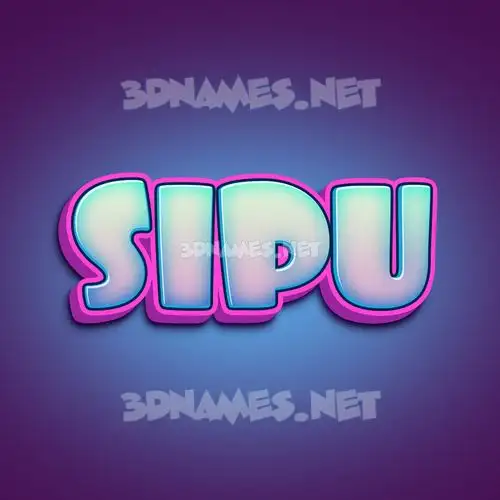sipu in Phat Purple style - 3D name wallpaper sipu in Phat Purple style - 3D name wallpaper