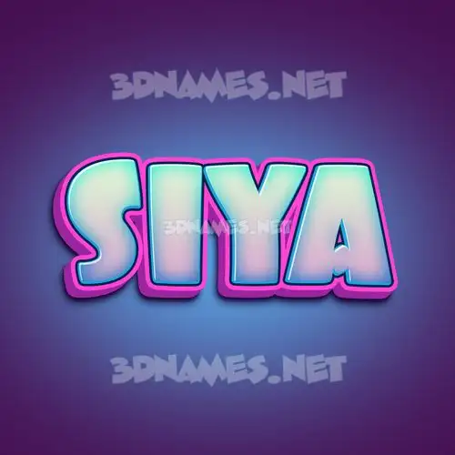 siya in Phat Purple style - 3D name wallpaper siya in Phat Purple style - 3D name wallpaper