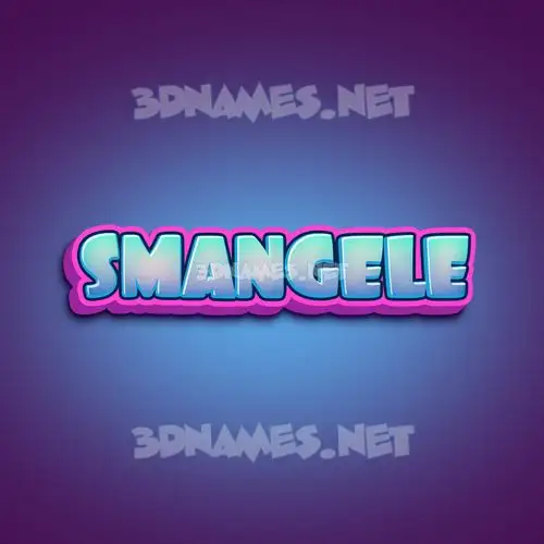 smangele in Phat Purple style - 3D name wallpaper smangele in Phat Purple style - 3D name wallpaper