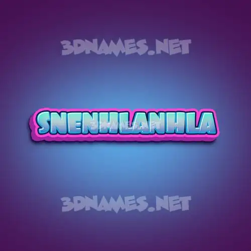 snenhlanhla in Phat Purple style - 3D name wallpaper snenhlanhla in Phat Purple style - 3D name wallpaper