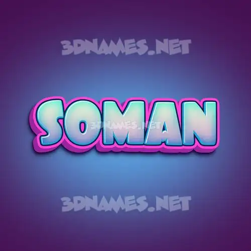 soman in Phat Purple style - 3D name wallpaper soman in Phat Purple style - 3D name wallpaper
