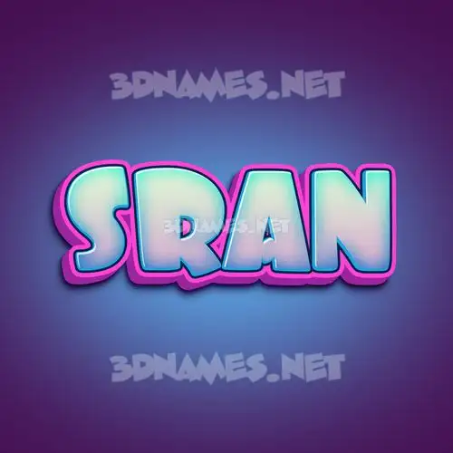 sran in Phat Purple style - 3D name wallpaper sran in Phat Purple style - 3D name wallpaper