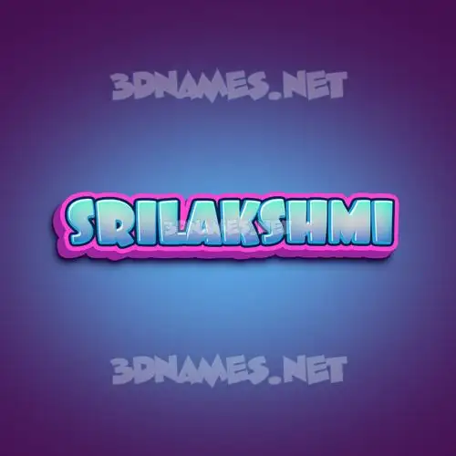 srilakshmi in Phat Purple style - 3D name wallpaper srilakshmi in Phat Purple style - 3D name wallpaper