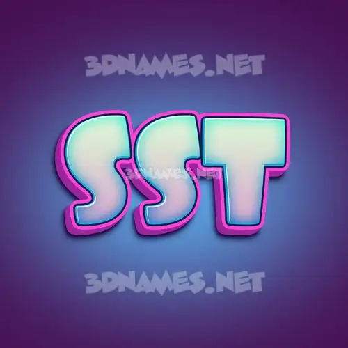 sst in Phat Purple style - 3D name wallpaper sst in Phat Purple style - 3D name wallpaper