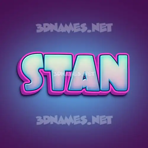 stan in Phat Purple style - 3D name wallpaper stan in Phat Purple style - 3D name wallpaper