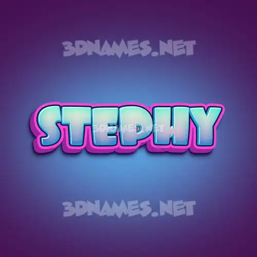 stephy in Phat Purple style - 3D name wallpaper stephy in Phat Purple style - 3D name wallpaper