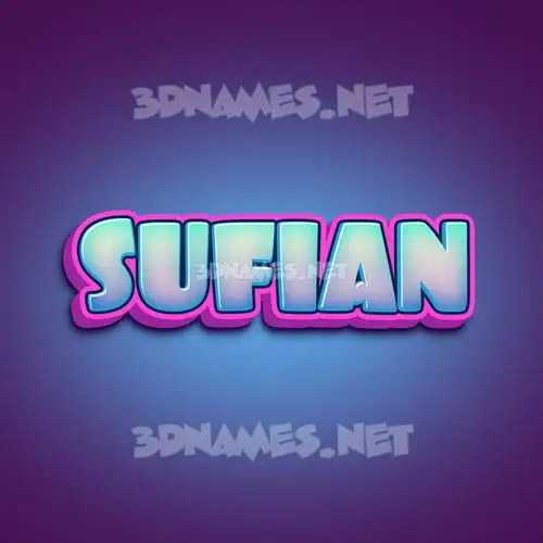 sufian in Phat Purple style - 3D name wallpaper sufian in Phat Purple style - 3D name wallpaper
