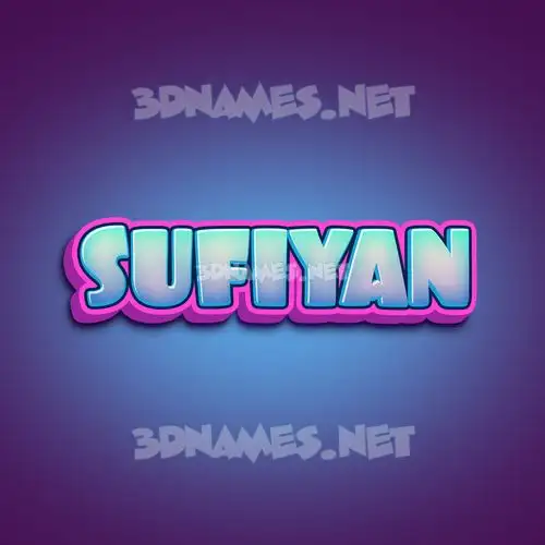 sufiyan in Phat Purple style - 3D name wallpaper sufiyan in Phat Purple style - 3D name wallpaper