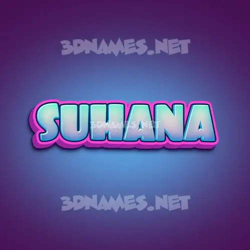 suhana in Phat Purple style - 3D name wallpaper suhana in Phat Purple style - 3D name wallpaper
