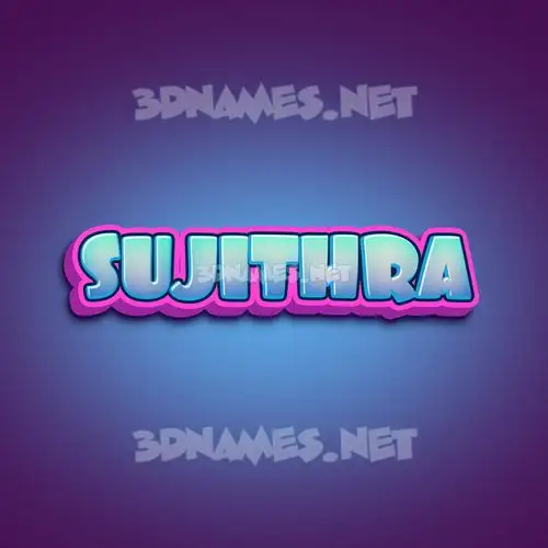 sujithra in Phat Purple style - 3D name wallpaper sujithra in Phat Purple style - 3D name wallpaper
