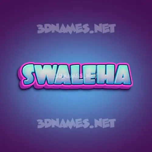 swaleha in Phat Purple style - 3D name wallpaper swaleha in Phat Purple style - 3D name wallpaper
