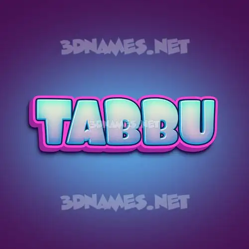 tabbu in Phat Purple style - 3D name wallpaper tabbu in Phat Purple style - 3D name wallpaper