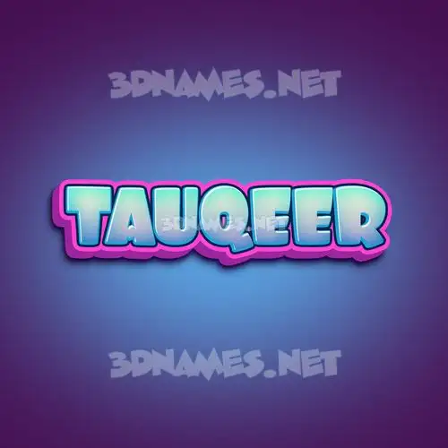tauqeer in Phat Purple style - 3D name wallpaper tauqeer in Phat Purple style - 3D name wallpaper