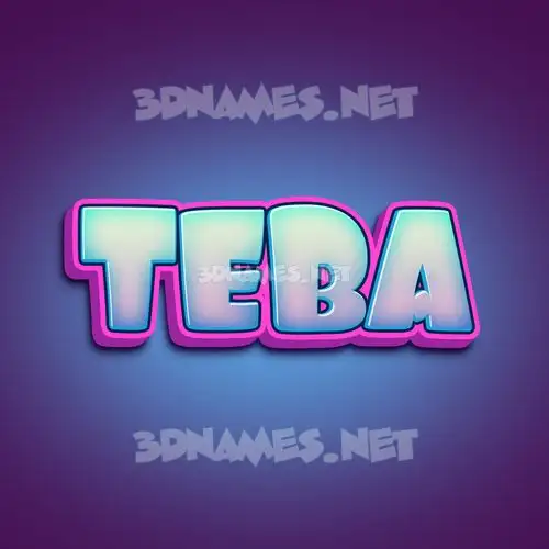 teba in Phat Purple style - 3D name wallpaper teba in Phat Purple style - 3D name wallpaper