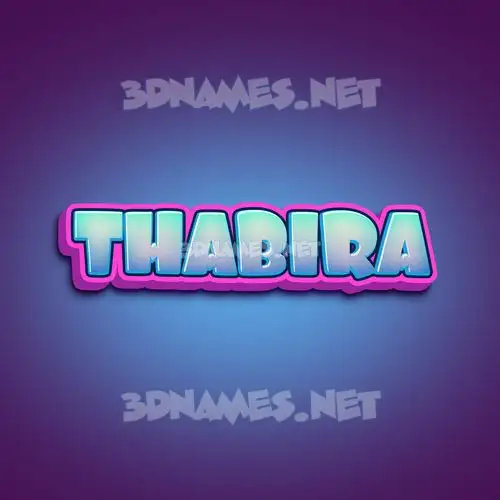 thabira in Phat Purple style - 3D name wallpaper thabira in Phat Purple style - 3D name wallpaper