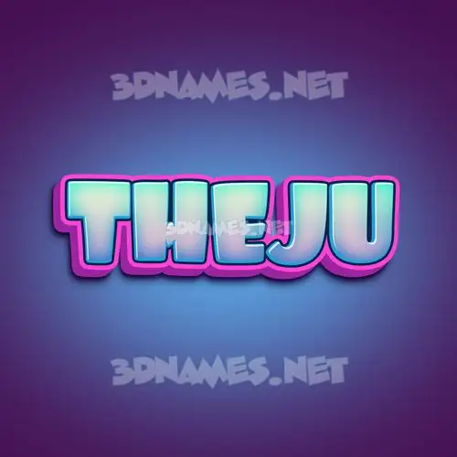 theju in Phat Purple style - 3D name wallpaper theju in Phat Purple style - 3D name wallpaper