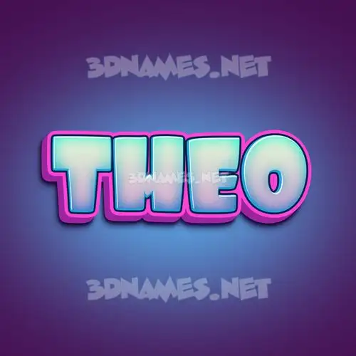 theo in Phat Purple style - 3D name wallpaper theo in Phat Purple style - 3D name wallpaper