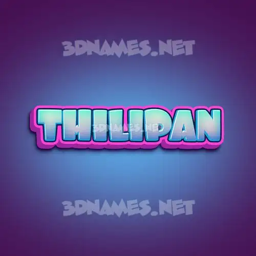 thilipan in Phat Purple style - 3D name wallpaper thilipan in Phat Purple style - 3D name wallpaper