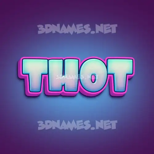 thot in Phat Purple style - 3D name wallpaper thot in Phat Purple style - 3D name wallpaper