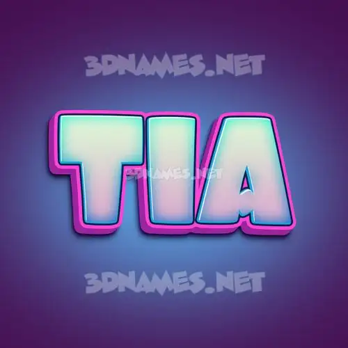 tia in Phat Purple style - 3D name wallpaper tia in Phat Purple style - 3D name wallpaper