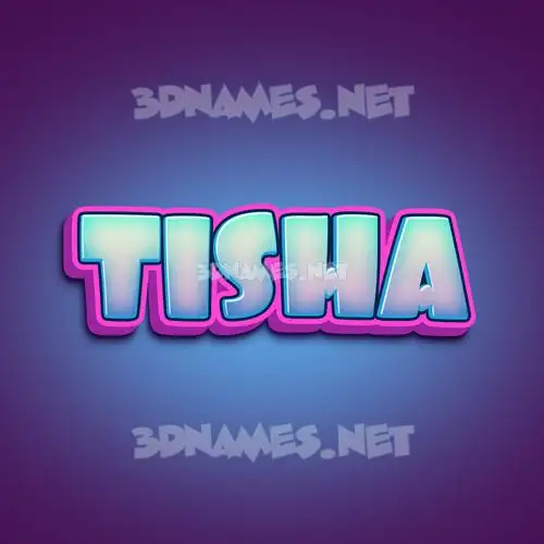 tisha in Phat Purple style - 3D name wallpaper tisha in Phat Purple style - 3D name wallpaper