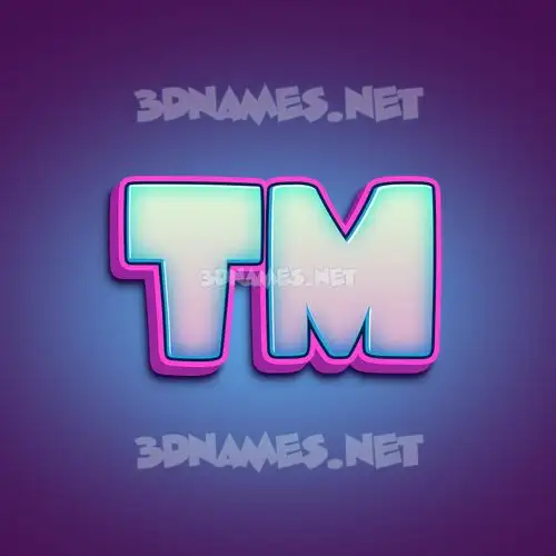 tm in Phat Purple style - 3D name wallpaper tm in Phat Purple style - 3D name wallpaper