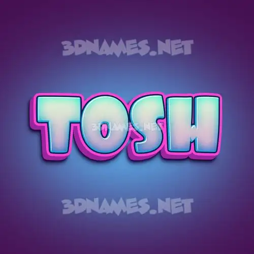 tosh in Phat Purple style - 3D name wallpaper tosh in Phat Purple style - 3D name wallpaper