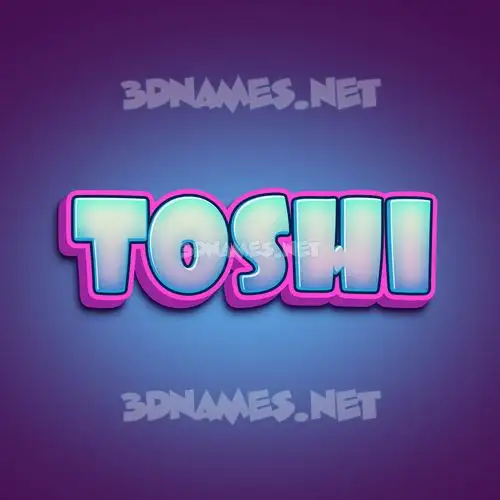toshi in Phat Purple style - 3D name wallpaper toshi in Phat Purple style - 3D name wallpaper