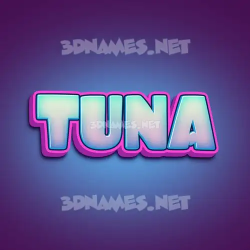 tuna in Phat Purple style - 3D name wallpaper tuna in Phat Purple style - 3D name wallpaper