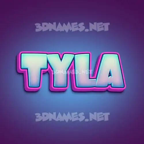 tyla in Phat Purple style - 3D name wallpaper tyla in Phat Purple style - 3D name wallpaper