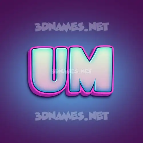 um in Phat Purple style - 3D name wallpaper um in Phat Purple style - 3D name wallpaper