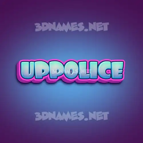 uppolice in Phat Purple style - 3D name wallpaper uppolice in Phat Purple style - 3D name wallpaper