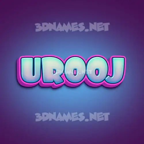 urooj in Phat Purple style - 3D name wallpaper urooj in Phat Purple style - 3D name wallpaper