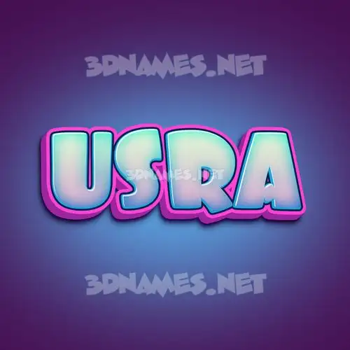 usra in Phat Purple style - 3D name wallpaper usra in Phat Purple style - 3D name wallpaper
